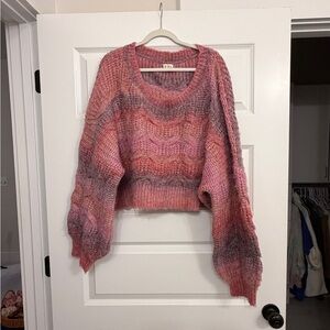 VICI POL ombre blend sweater